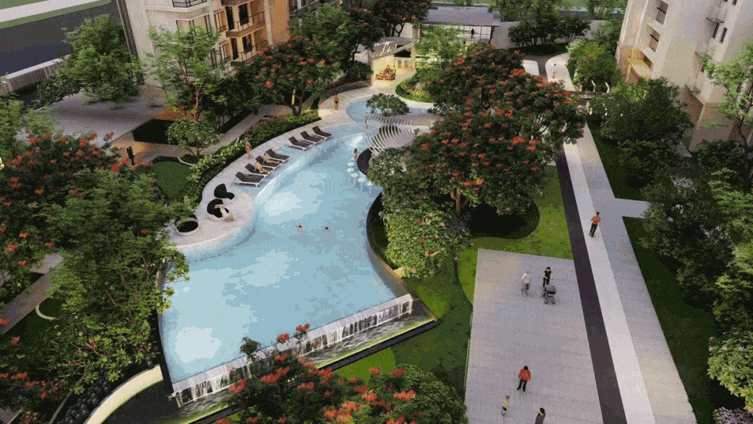 其推出的建面约90-120㎡三至四房,户户南北通透,专为品质阶层而来.