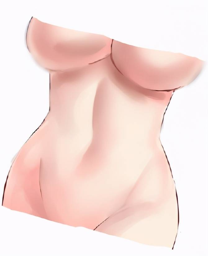 原创动漫女生的腹肌怎么画?教你隐约可见的腹肌画法教程!