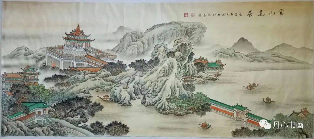 工整写实,造型准确|画家王金发界画作品欣赏_界尺