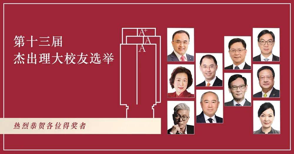 第十三届香港理工大学杰出校友名单揭晓!