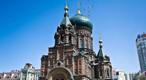 黑龙江—哈尔滨:索非亚教堂,远东地区最大的东正教堂,拜占庭式建筑的