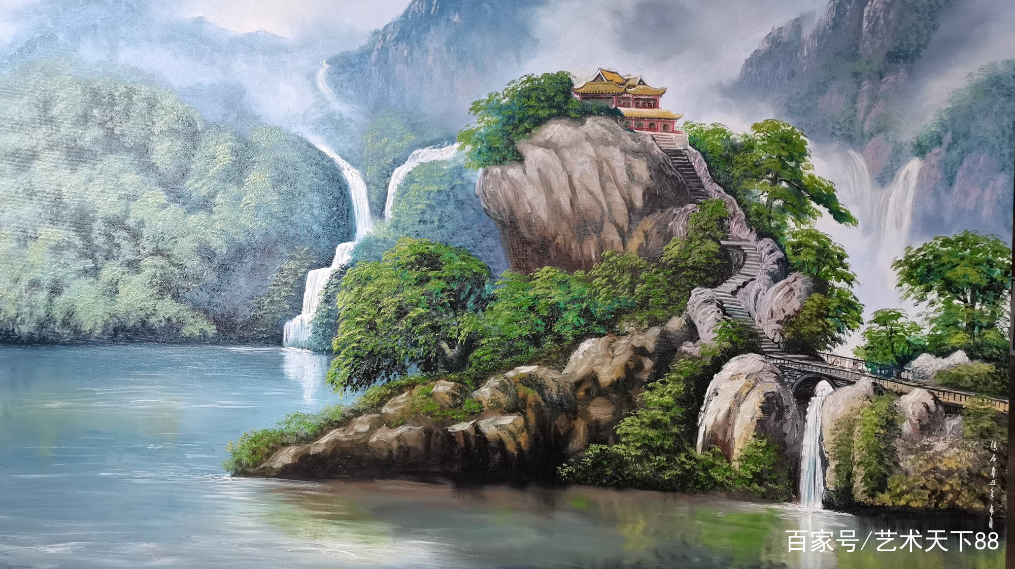 著名油画,顶级风景画大师周绪和作品赏析