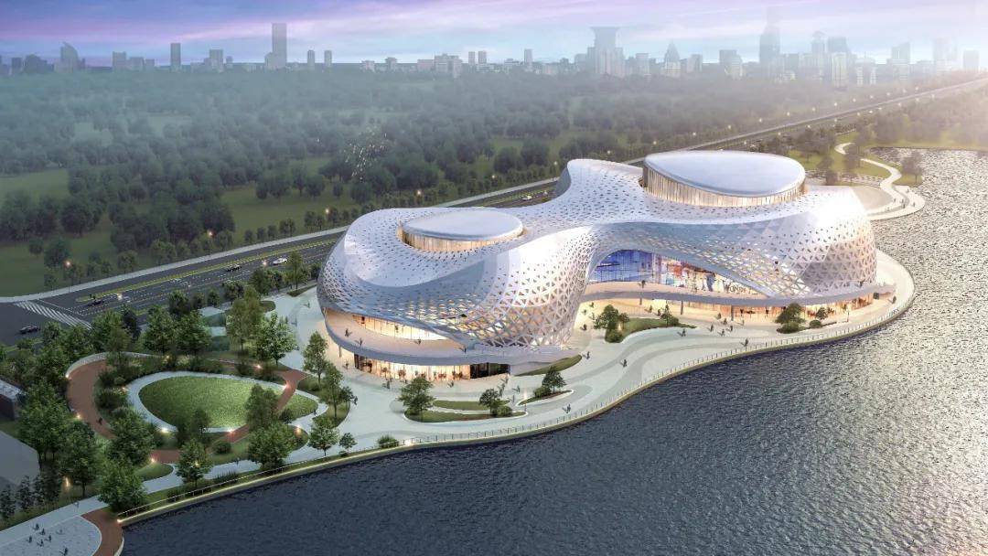 钱塘区地标建筑金沙湖大剧院明年投入使用