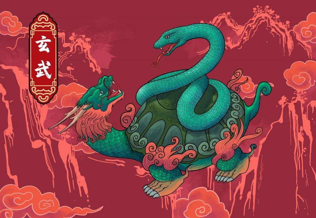 每个天区星宿的形状又衍生为四种动物的模样,称之为 "四象",庇佑四方.