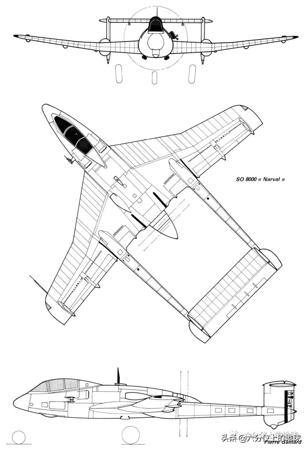 6. 法国国营东南飞机制造公司 se.161 languedoc(朗格多克)商用客机