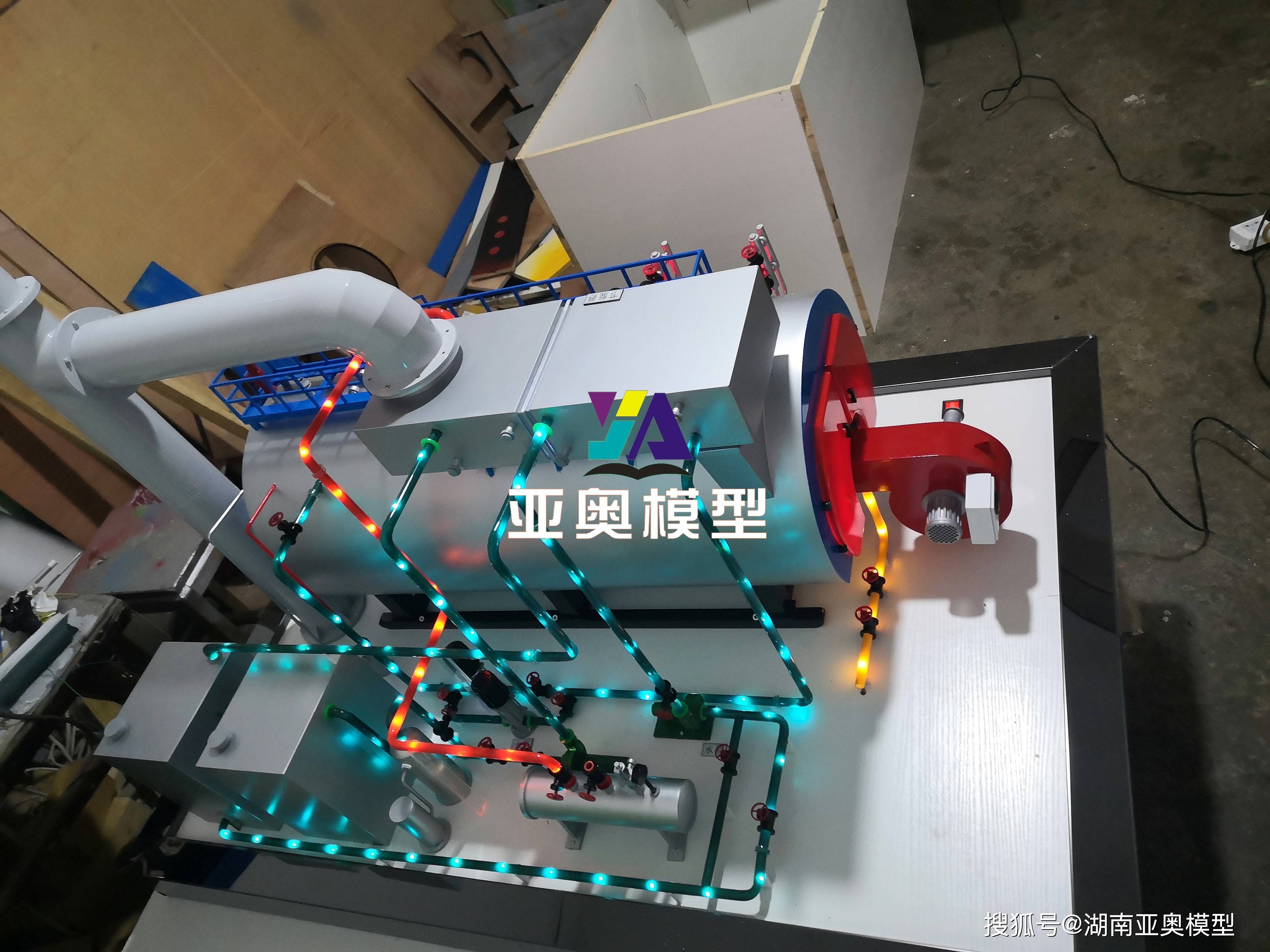 蒸汽锅炉模型 工业锅炉模型 燃气锅炉模型 -湖南亚奥模型