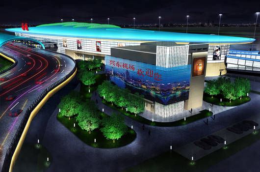 机场夜景亮化工程该怎么布局灯光?九凌光电