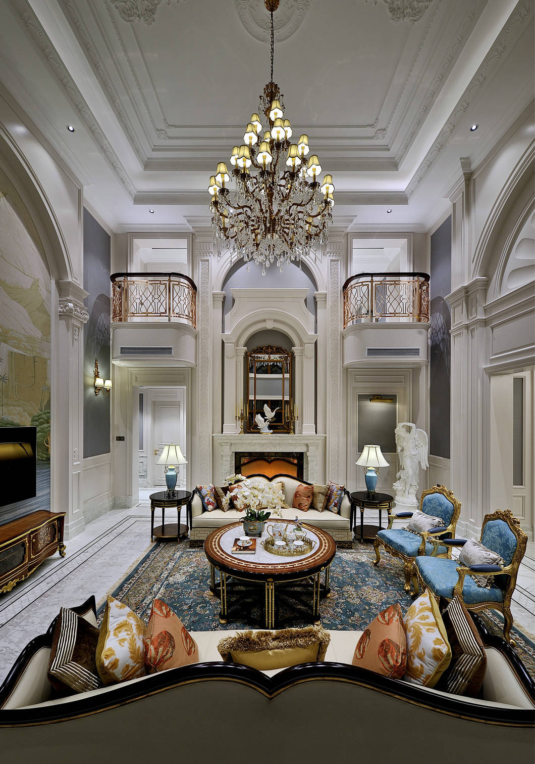 贵阳欧式别墅室内装修,欧式风格将高贵与典雅演绎得淋漓尽致!