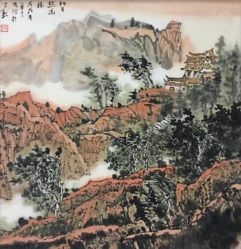 【画廊推荐】画家张清河:情系河山—苍茫浑厚的宇宙诗意