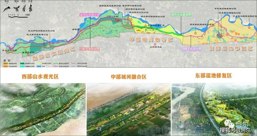 国家大战略下,继s312沿黄最美大道后,郑州重金启动沿黄慢行步道及生态