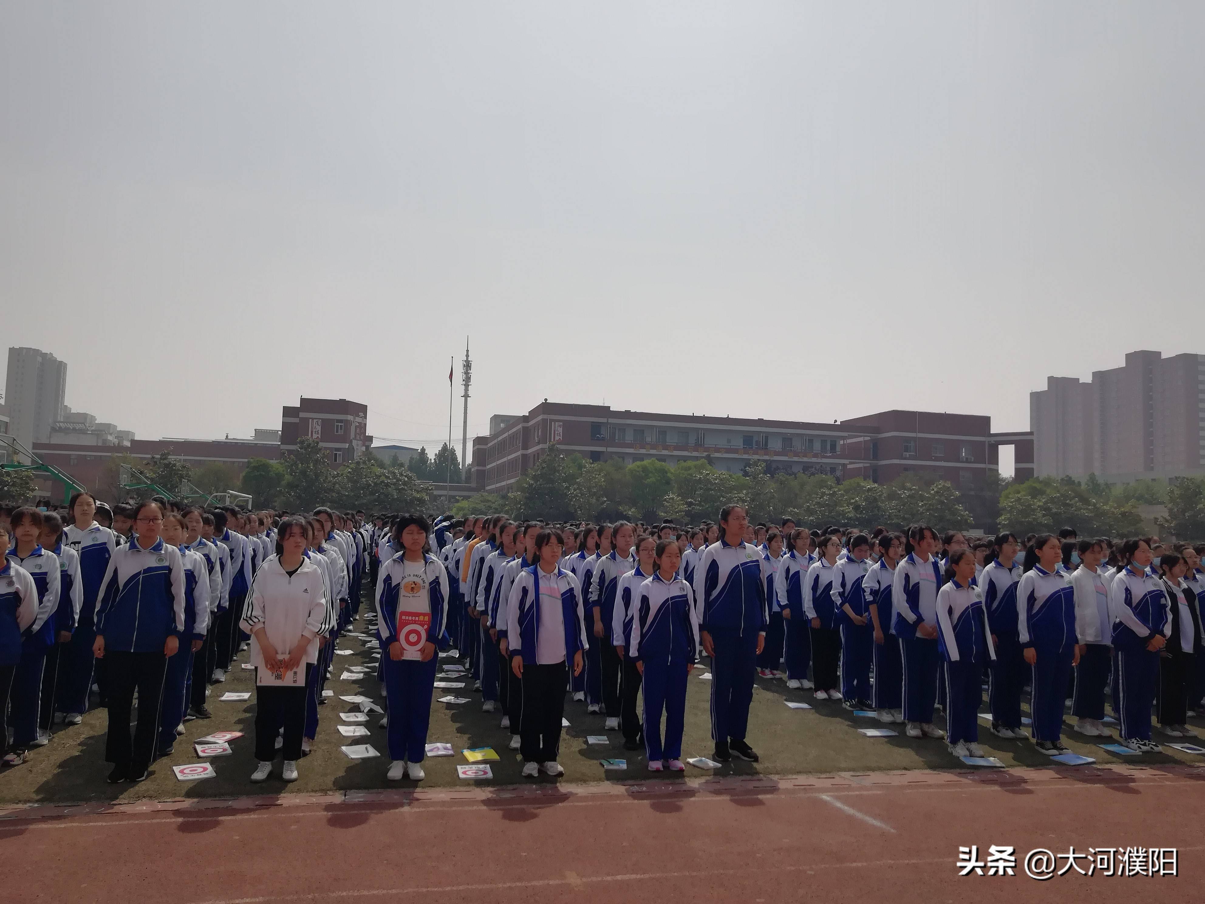 防范灾害风险 筑牢安全防线—濮阳市第六中学举行5.12