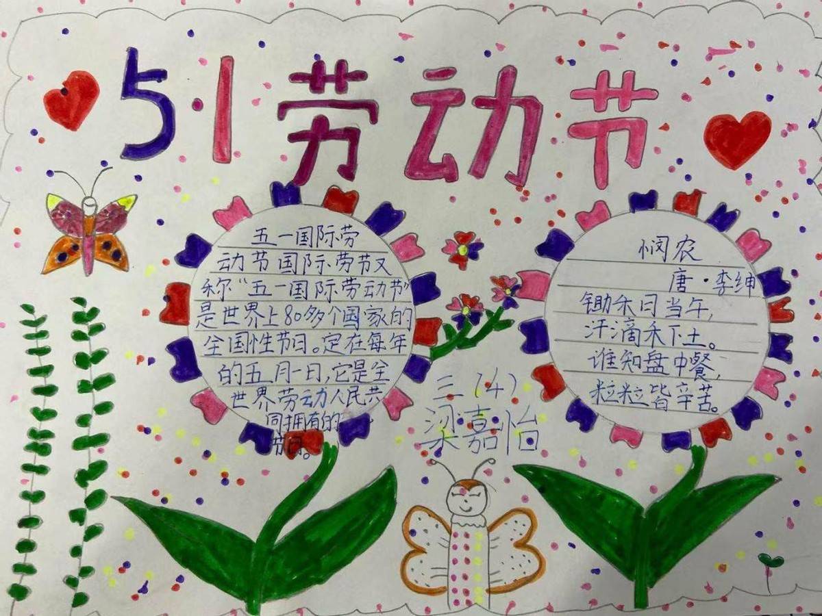 第二项:感悟——"劳动最光荣"手抄报制作