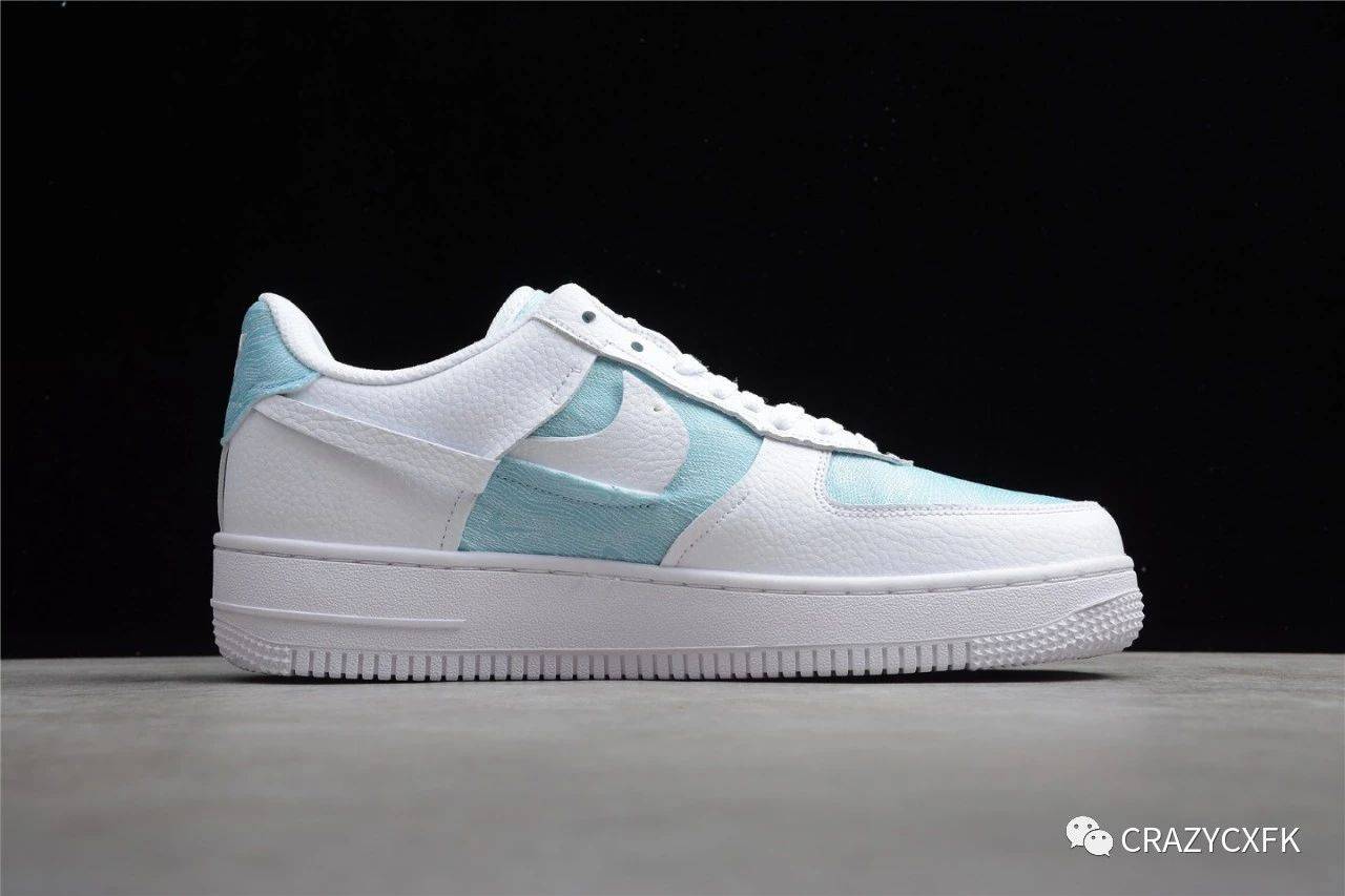 耐克af1 低帮 冰川蓝 空军一号 nike air force 1 glacier blue 运动