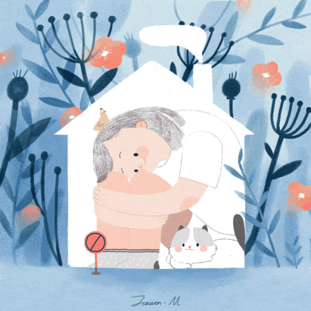 火爆ins的治愈系猫动图,暖暖你的心