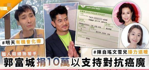 继吴孟达廖启智后,tvb又一知名男星去世,郭富城捐10万