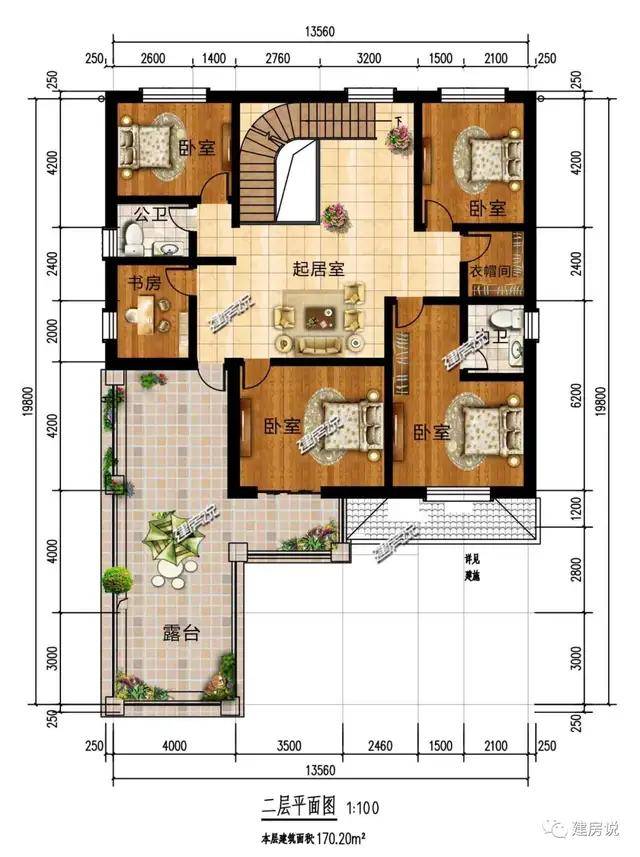 这5款经典别墅户型一栋都不能错过,教你l型地基应该怎么建房