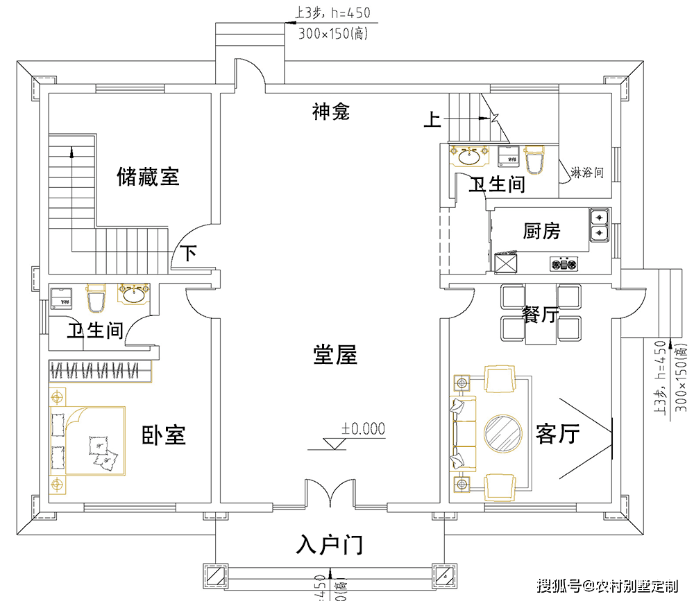 5款最适合建在农村的三层别墅,农村的都看看,自建房热门户型