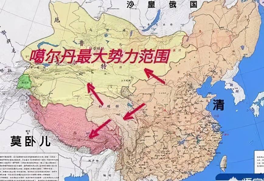 大清跟准噶尔的矛盾,主要集中在蒙古地区.