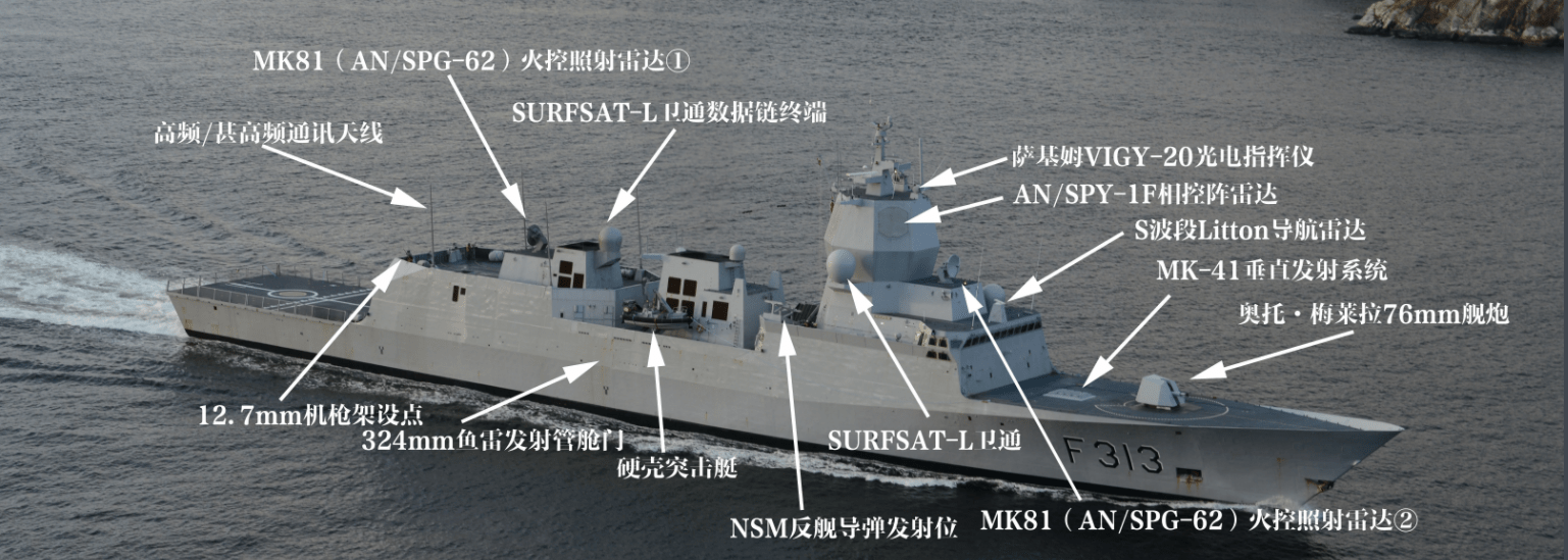 世界护卫舰鉴赏4——南森级护卫舰(最小的宙斯盾舰)