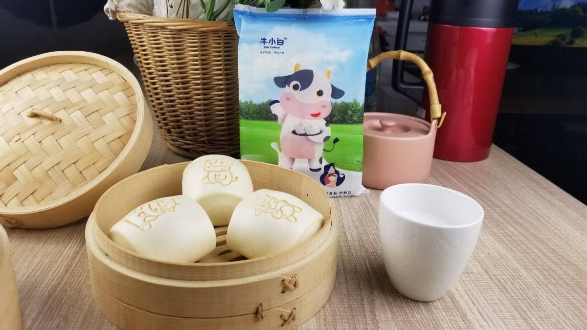 舒汇食品热销牛奶馒头"牛小白,孩子们都喜欢