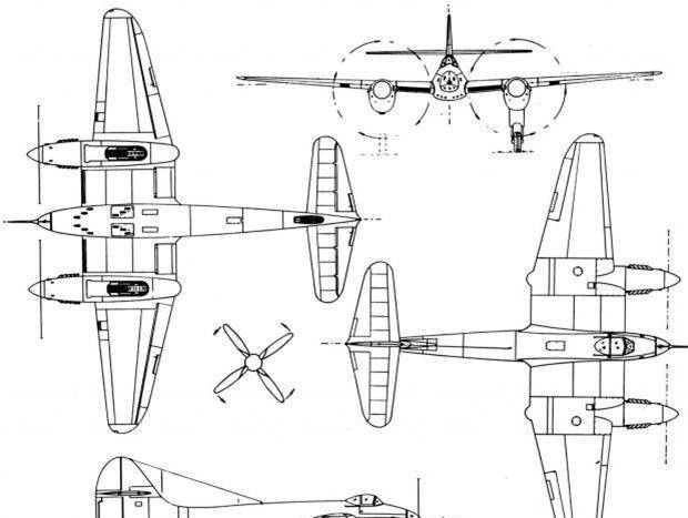 ae.30双发活塞战斗机,多国设计师联合研制