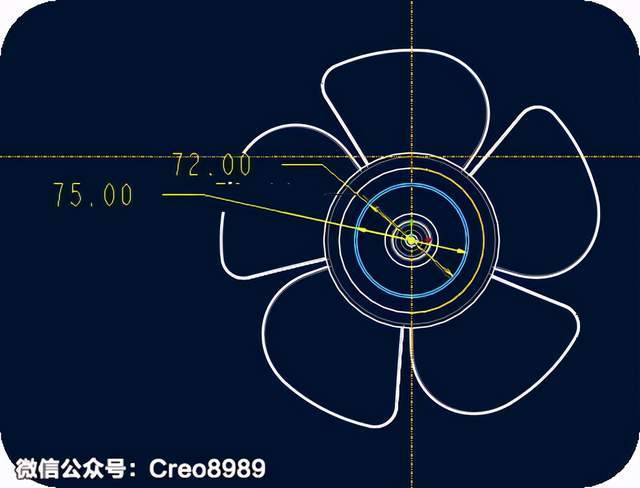 proecreo风扇叶片曲面造型图文教程下含3d模型领取