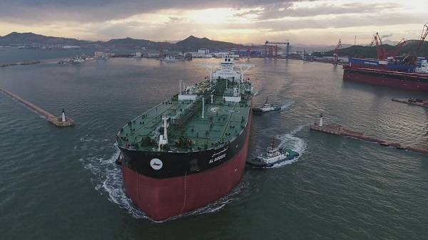 5月28日,中国船舶集团大船集团渤船重工为科威特油轮公司(kotc)建造