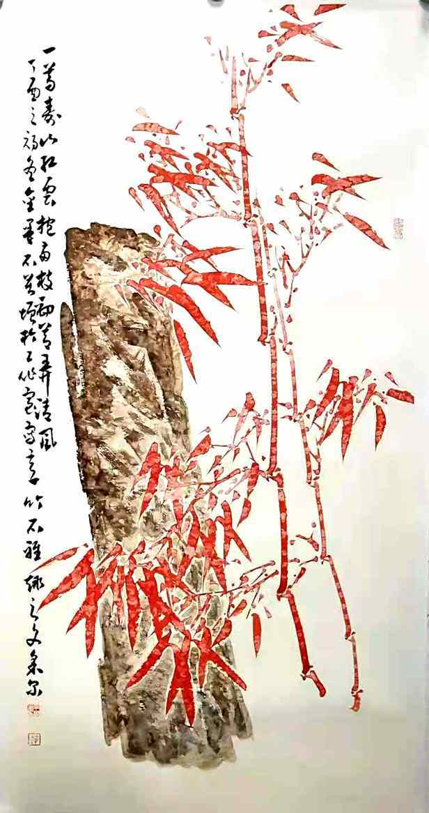 画家辛万增先生花鸟画讲座在华洲茶城万苑轩开讲