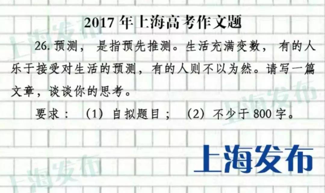 2021年上海高考作文题公布,如果是你会怎么写?