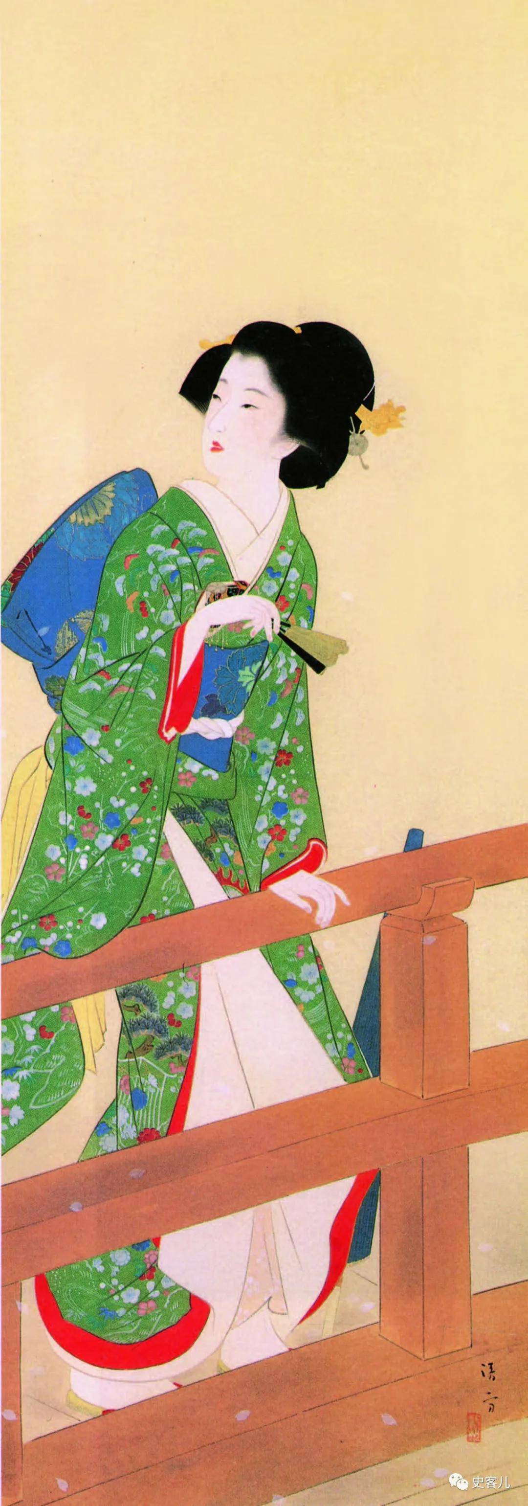 之前的日本美术基本上以佛教美术为主,从平安时代开始向世俗美术转变