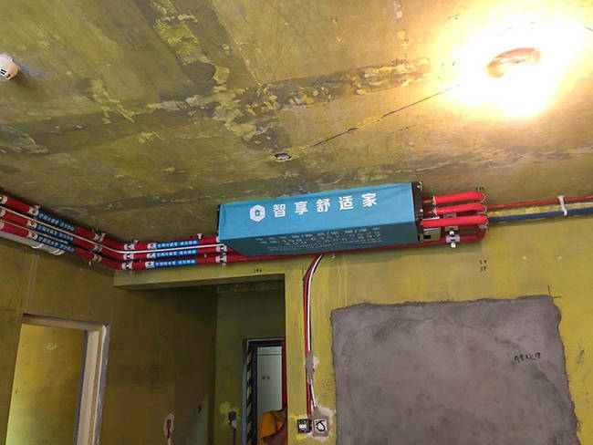 工地实拍:【洛达庙1栋】河南智享住宅科技风管机空调系统施工案例