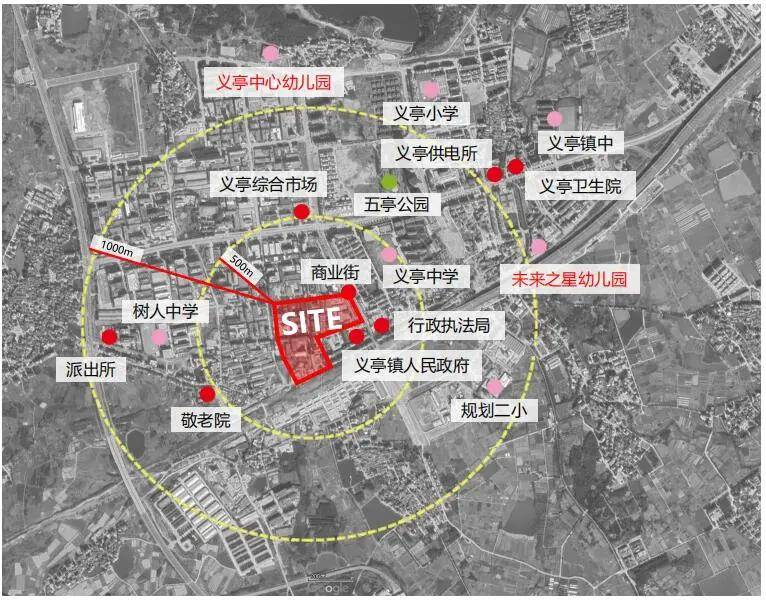 18幢高层832户住宅义亭镇首个综合体项目规划公示