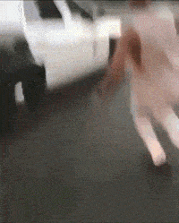 搞笑gif:这娃娃太厉害了,上一秒还那么精神,下一秒说睡就睡!