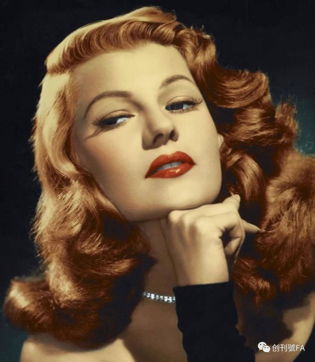 1940s/好莱坞女星rita hayworth的魅力眉妆.