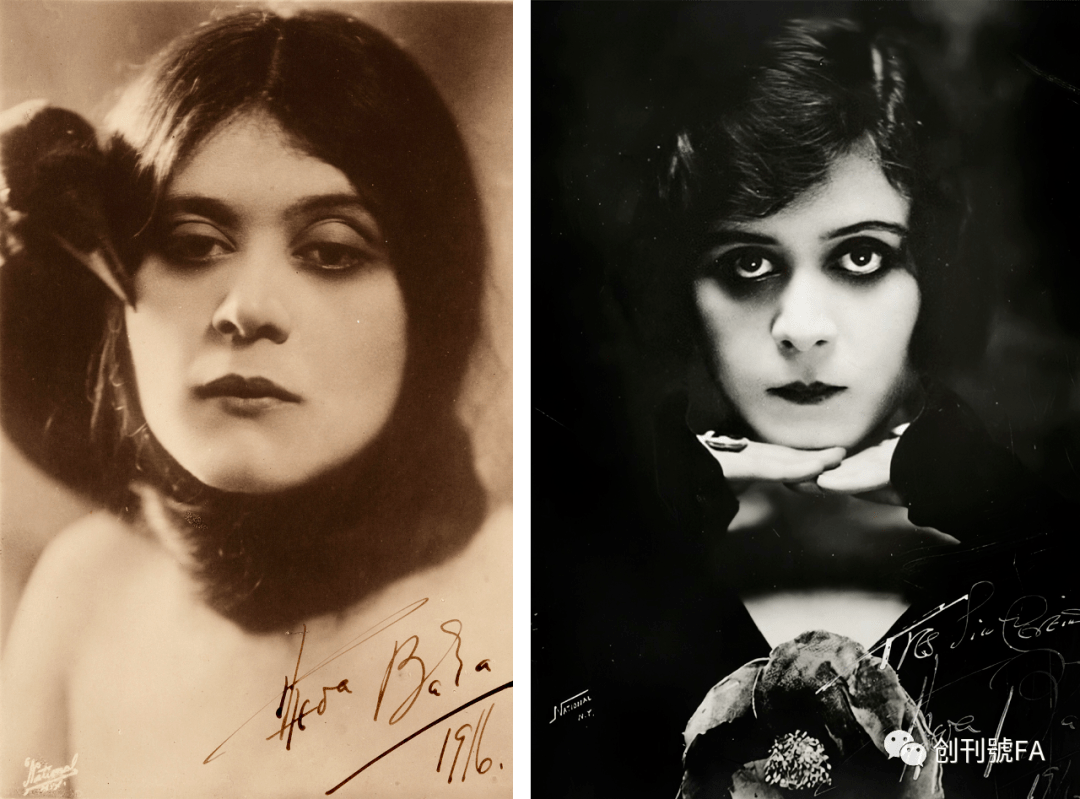 1915年,蒂达·巴拉theda bara演绎的「勾魂妖妇」形象,开启了好莱坞