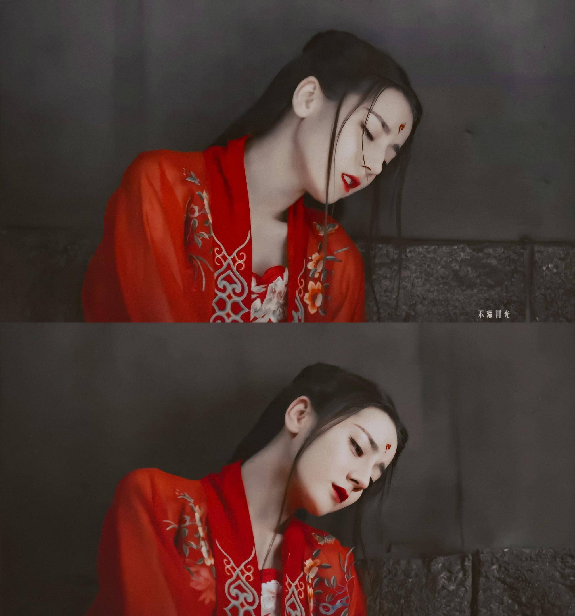 原创迪丽热巴的红衣古装造型,白凤九,烈如歌,狐妖小红娘,都好美啊