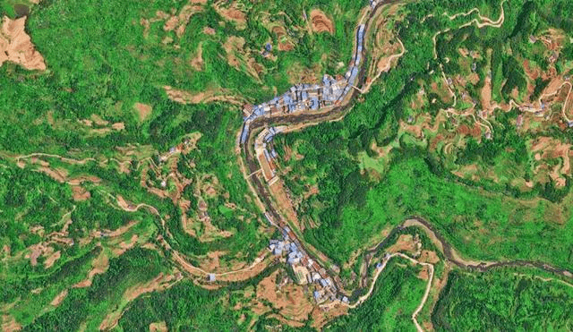 重庆开州镇卫星图,乡街道人口数量大统查,汉丰已被云枫压下去