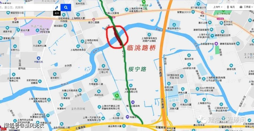 原创重磅上海市区两级重大工程竣工贯通南北交通的临洮路桥今日通车