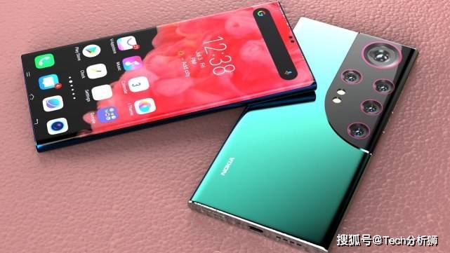 最新诺基亚概念机曝光:独特的大眼五摄 6000mah电池,你喜欢吗?