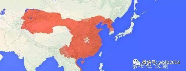 汉朝叠加版图面积645万平方公里,极盛版图面积609万平方公里.