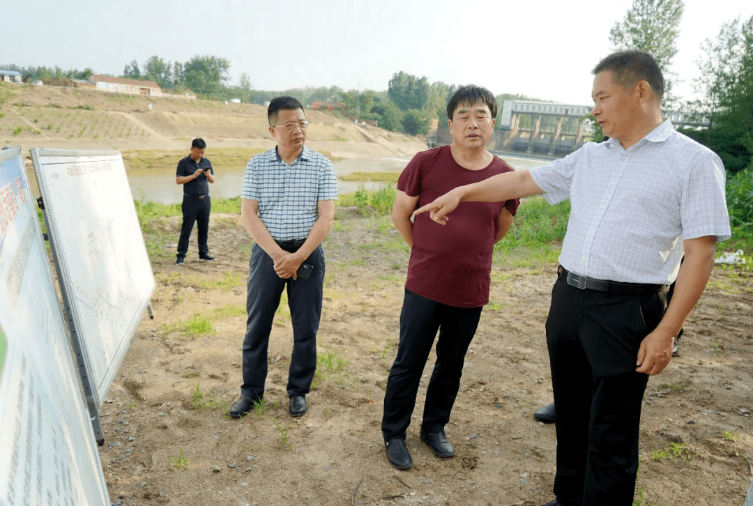 新蔡县委副书记,代县长李勇调研防汛工作