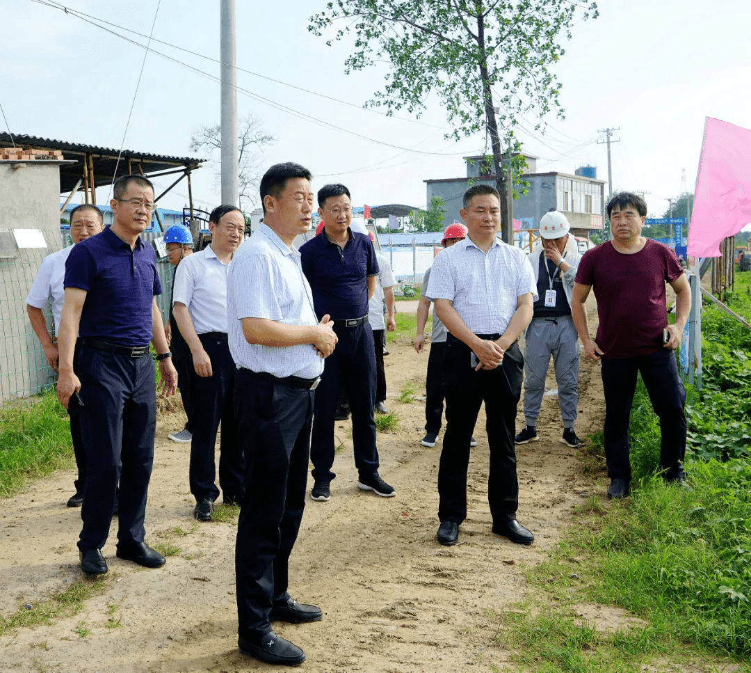 新蔡县委副书记,代县长李勇调研防汛工作