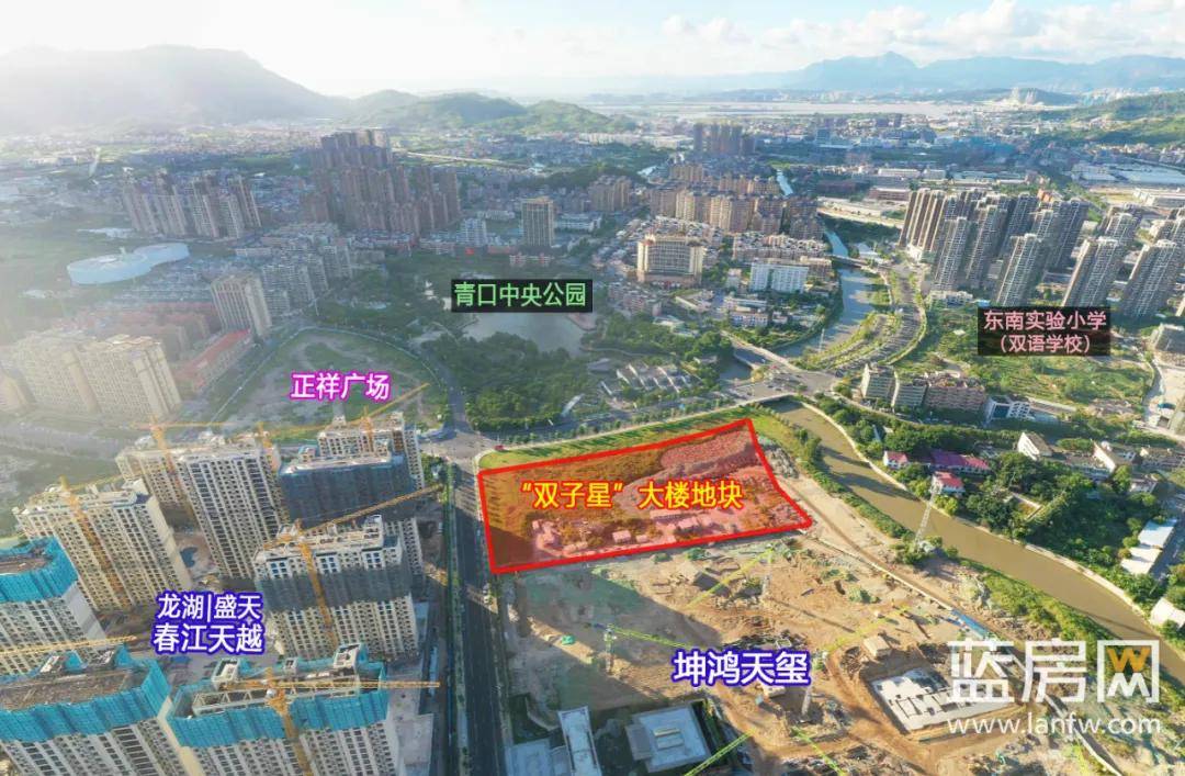 今年7月19日, 一份项目总平图在闽侯县政府网站公布,疑似透露了青口