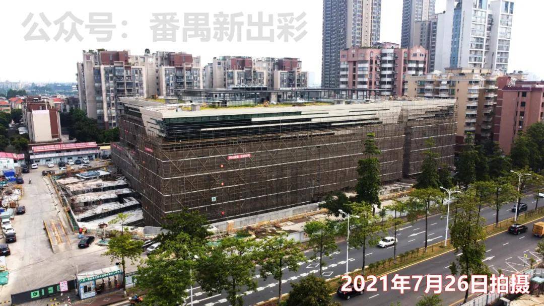 番禺区图书馆新馆 建设进度图