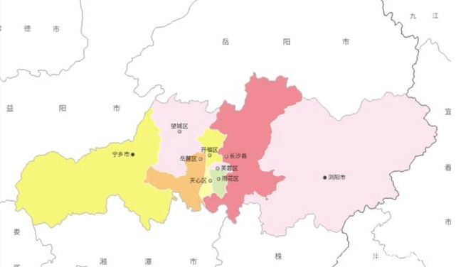 原创湖南省的区划调整13个地级市之一长沙市为何有9个区县