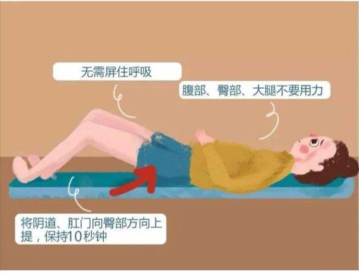 (1)方法:收缩盆底肌肉,收缩2～3秒,放松5～10秒,如此反复.