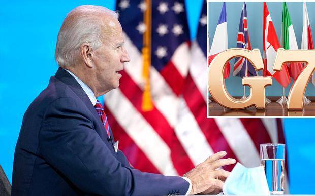 中美交锋!g7峰会拜登设鸿门宴,美日韩铁三角,要给中国上眼药