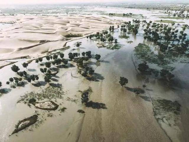 塔克拉玛干沙漠年降水不足100毫米却爆发洪水沙漠要变绿洲