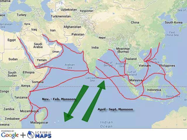 印度洋贸易路线