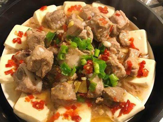 排骨蒸豆腐